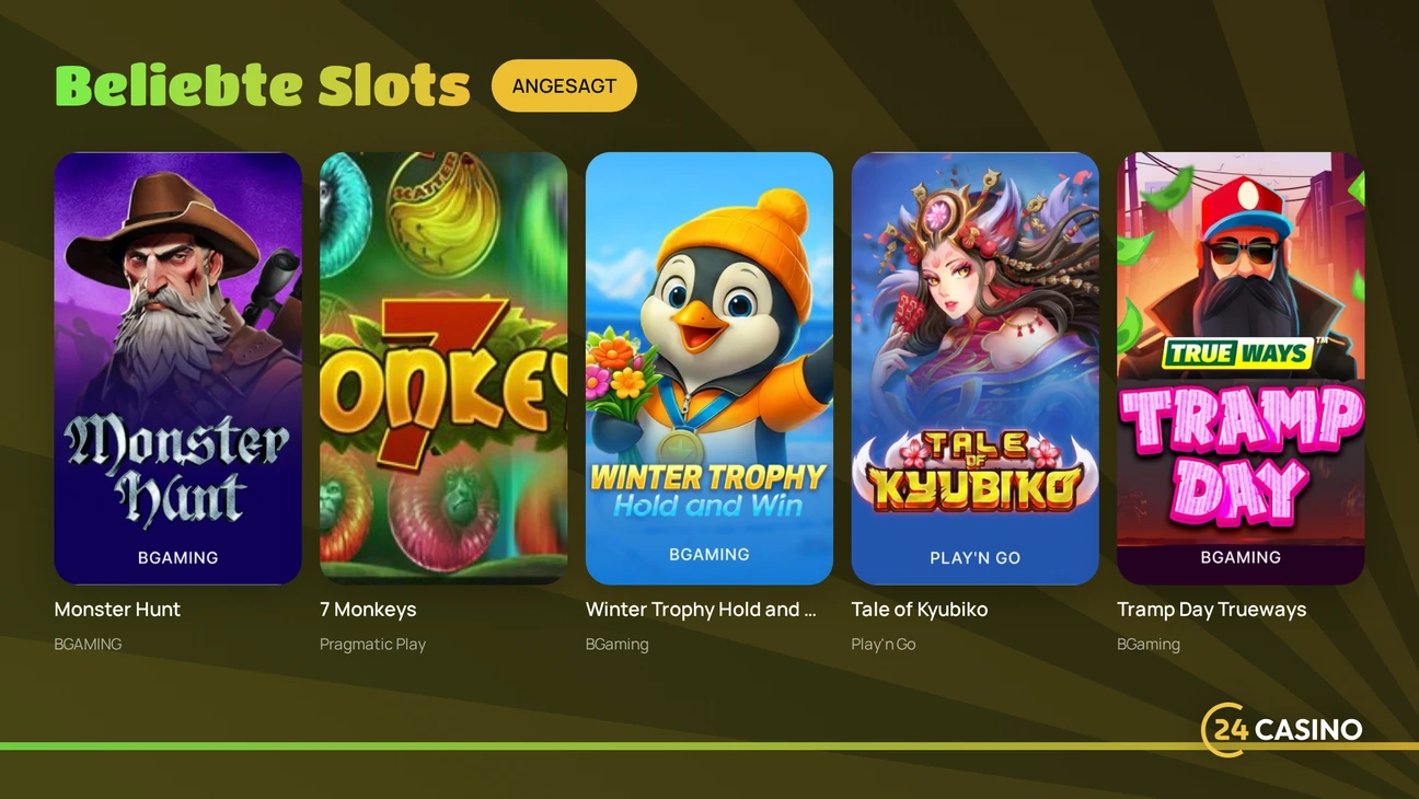 Beliebte Slots mobil entdecken